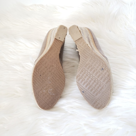 Calvin Klein |Harlo Open Toe Espadrille Wedge - Picture 6 of 6